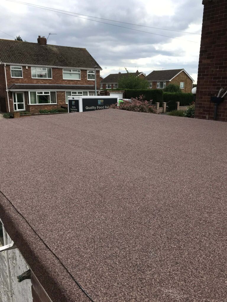 This is a photo of a flat roof which has just been installed by EF Roofing Doncaster